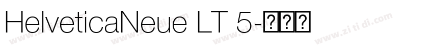 HelveticaNeue LT 5字体转换